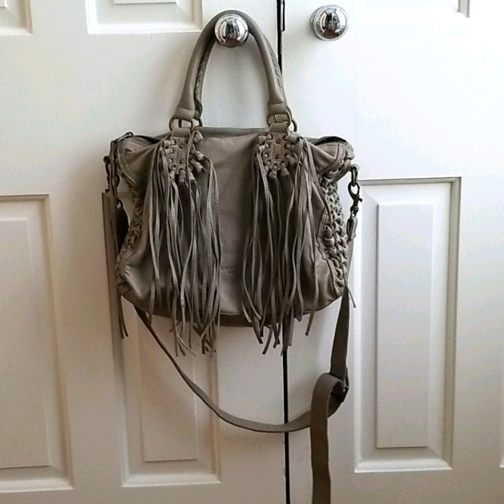 Liebeskind Berlin Grey/Taupe Fringe Bag